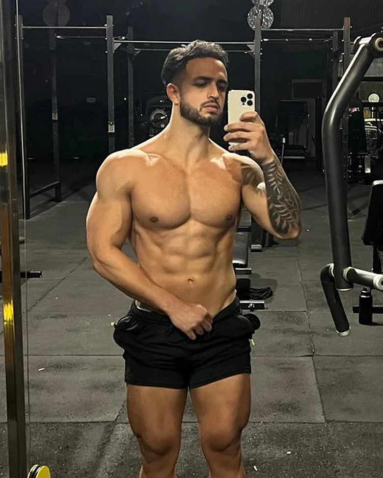 Benja Suárez en el gimnasio